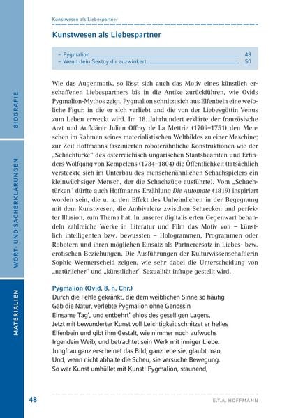 Produktbild: Der Sandmann von E. T. A. Hoffmann (Textausgabe)