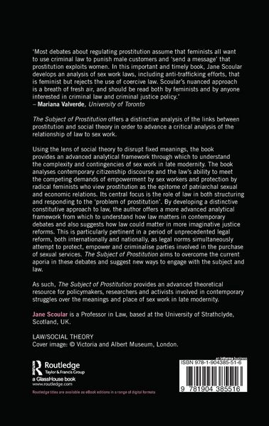 Produktbild: The Subject of Prostitution