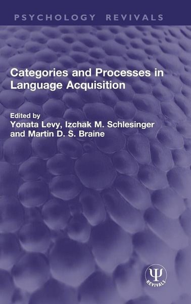 Produktbild: Categories and Processes in Language Acquisition