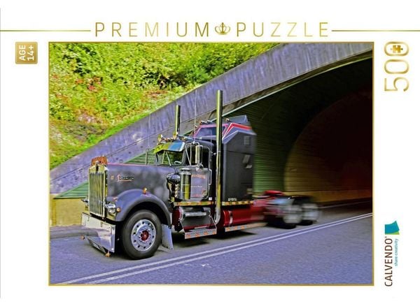 CALVENDO Puzzle Ein Motiv aus dem Kalender Kenworth W900A EXTHD | 500 Teile Lege-Größe 48 × 36 cm Foto-Puzzle für Erwachsene
