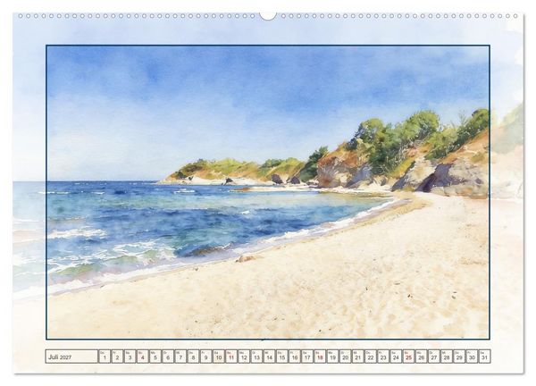 Produktbild: Bulgarien - Balkanstaat mit Schwarzmeerk&uuml;ste (Wandkalender 2027 DIN A2 quer), CALVENDO Monatskalender