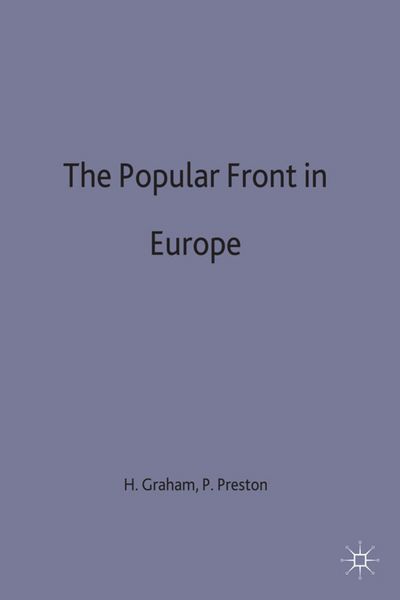 Produktbild: The Popular Front in Europe