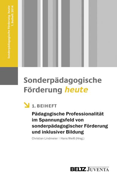 Produktbild: P&auml;dagogische Professionalit&auml;t im Spannungsfeld von sonderp&auml;dagogischer F&ouml;rderung und inklusiver Bildung