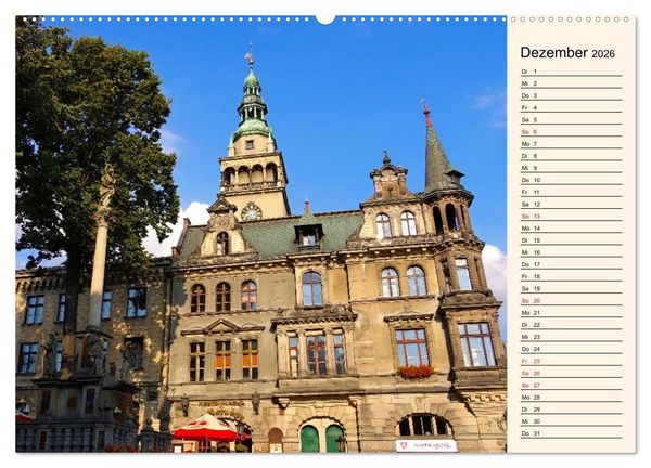 Produktbild: Glatz - Hauptstadt der Grafschaft Glatz (hochwertiger Premium Wandkalender 2026 DIN A2 quer), Kunstdruck in Hochglanz