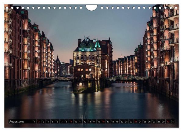 Produktbild: Hamburg - die sch&ouml;nste Stadt der Welt (Wandkalender 2026 DIN A4 quer), CALVENDO Monatskalender