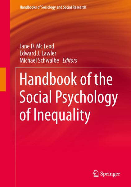 Produktbild: Handbook of the Social Psychology of Inequality
