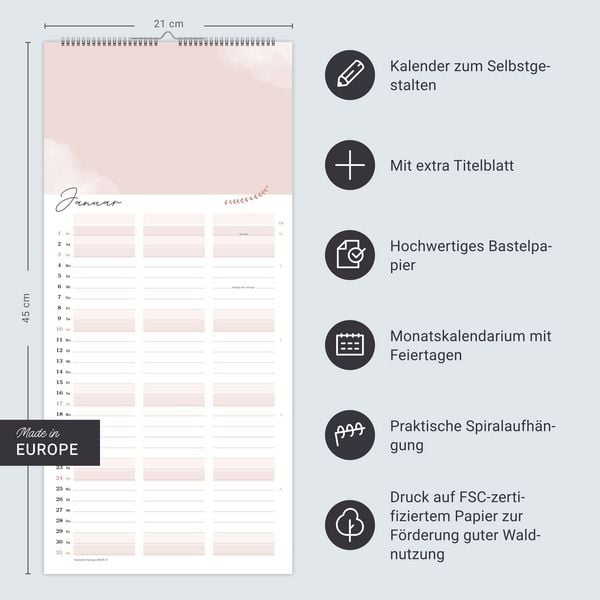 Produktbild: Kreativ-Planer f&uuml;r zwei Gl&uuml;cksmomente 2027