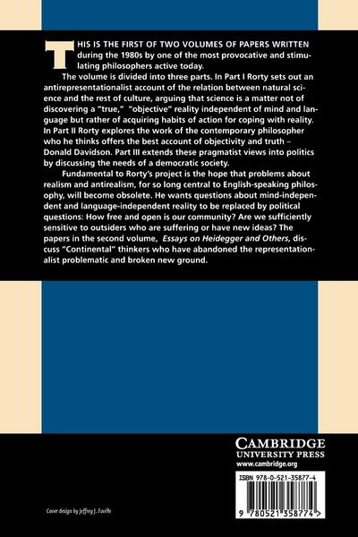 Produktbild: Objectivity, Relativism, and Truth