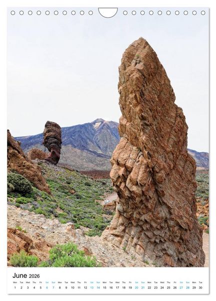 Produktbild: Tenerife - The volcanic island (Wall Calendar 2026 DIN A4 portrait), CALVENDO 12 Month Wall Calendar