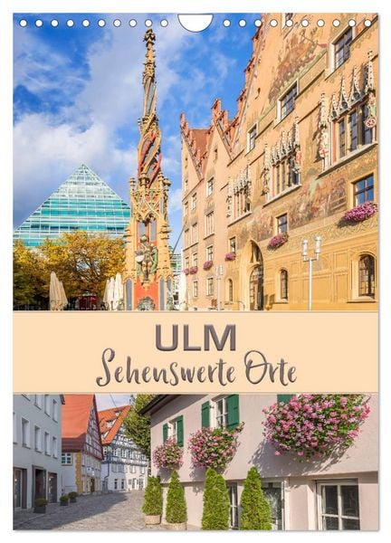 Produktbild: ULM Sehenswerte Orte (Wandkalender 2026 DIN A4 hoch), CALVENDO Monatskalender