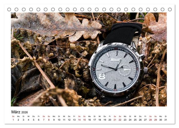 Produktbild: Uhren aus aller Welt - Die Fortsetzung (Tischkalender 2026 DIN A5 quer), CALVENDO Monatskalender