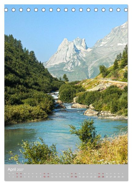 Produktbild: Tour du Mont Blanc (Tischkalender 2027 DIN A5 hoch), CALVENDO Monatskalender
