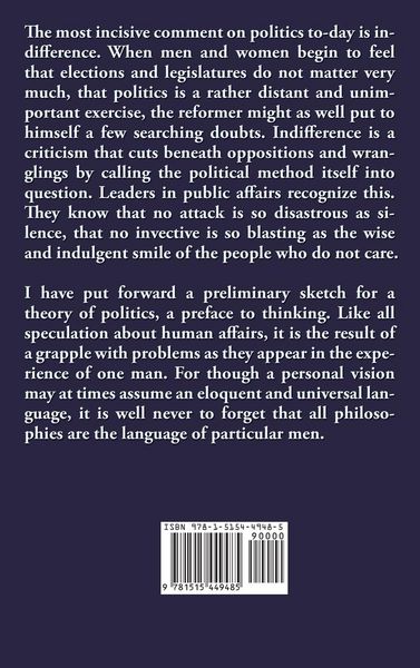 Produktbild: A Preface to Politics