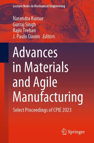 Produktbild: Advances in Materials and Agile Manufacturing