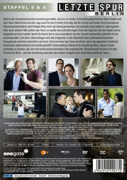 Produktbild: Letzte Spur Berlin - Staffel 5 & 6 [6 DVDs]