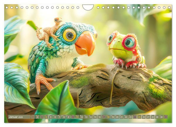 Produktbild: Kleine Wunderwelt - Kinderkalender (Wandkalender 2026 DIN A4 quer), CALVENDO Monatskalender