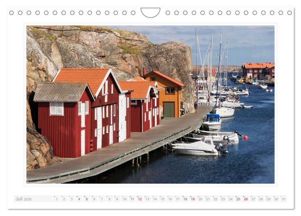 Produktbild: Bohusl&auml;n. Sm&ouml;gen - Hunnebostrand - Kungshamn (Wandkalender 2026 DIN A4 quer), CALVENDO Monatskalender
