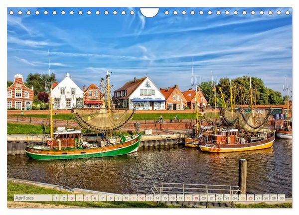 Produktbild: Reise an die Nordsee - Greetsiel (Wandkalender 2026 DIN A4 quer), CALVENDO Monatskalender