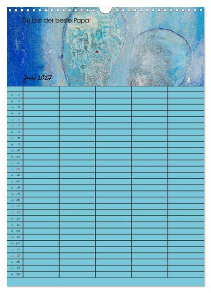 Produktbild: Gl&uuml;ckstage (Wandkalender 2027 DIN A3 hoch), CALVENDO Monatskalender