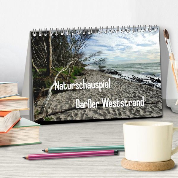 Produktbild: Naturschauspiel Dar&szlig;er Weststrand (Tischkalender 2026 DIN A5 quer), CALVENDO Monatskalender