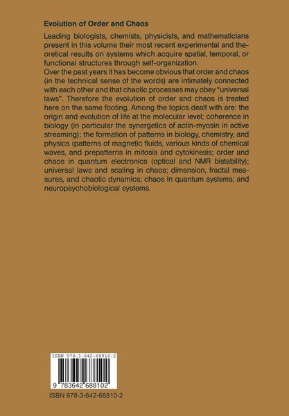 Produktbild: Evolution of Order and Chaos