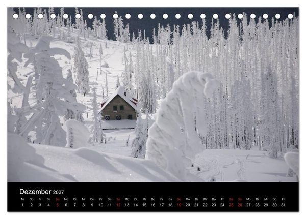 Produktbild: Bayerischer Wald - der Osten Bayerns (Tischkalender 2027 DIN A5 quer), CALVENDO Monatskalender