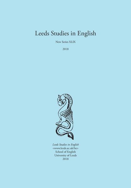 Produktbild: Leeds Studies in English 2018