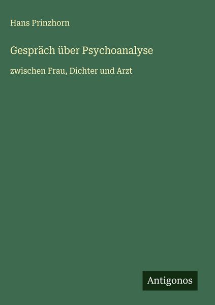 Produktbild: Gespr&auml;ch &uuml;ber Psychoanalyse