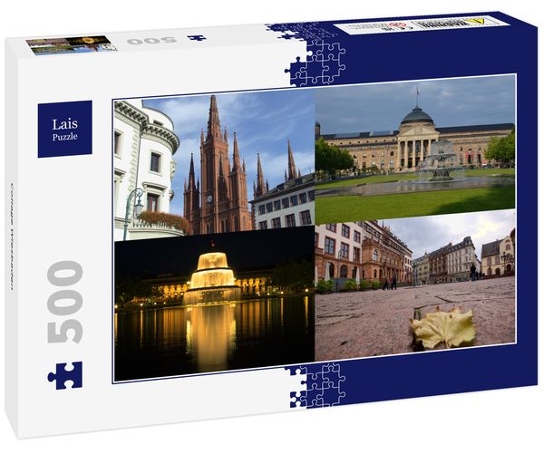 Produktbild: Lais Puzzle Collage Wiesbaden 500 Teile