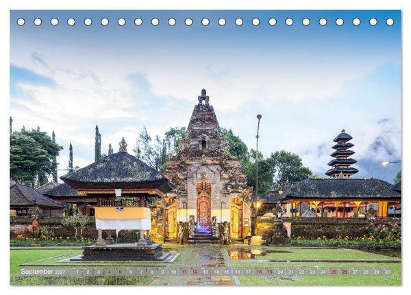 Produktbild: Bali - Momente einer Reise (Tischkalender 2027 DIN A5 quer), CALVENDO Monatskalender