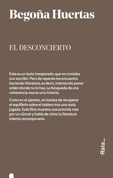 Produktbild: El desconcierto