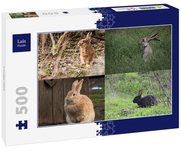 Lais Puzzle Collage Hase 500 Teile