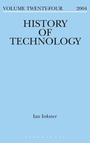 Produktbild: History of Technology Volume 24