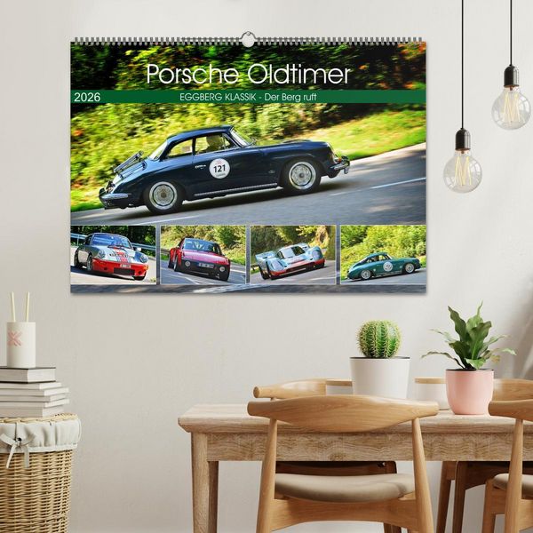 Produktbild: Porsche Oldtimer - EGGBERG KLASSIK - Der Berg ruft (Wandkalender 2026 DIN A2 quer), CALVENDO Monatskalender