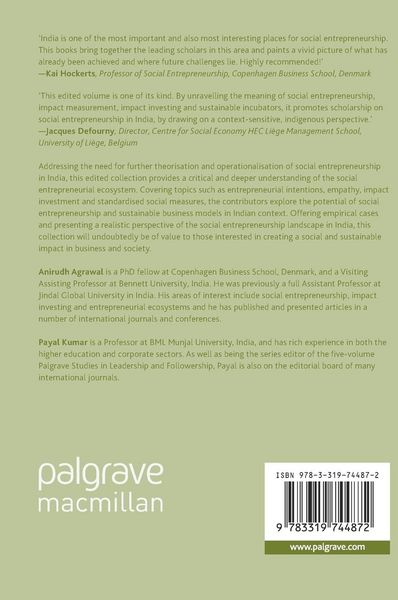 Produktbild: Social Entrepreneurship and Sustainable Business Models