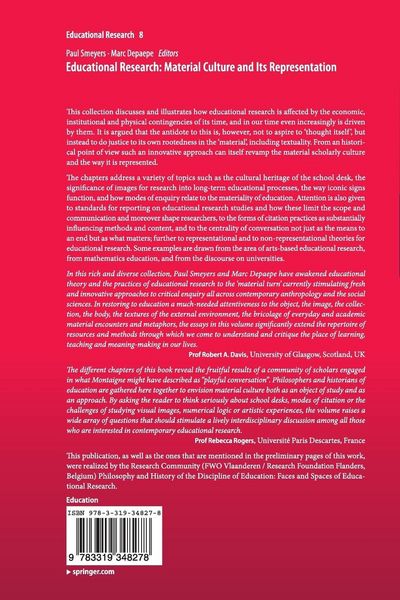 Produktbild: Educational Research: Material Culture and Its Representation