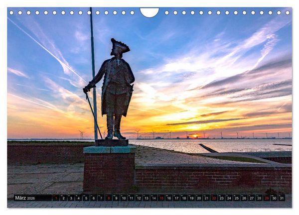 Produktbild: EMDEN Seehafenstadt mit Flair (Wandkalender 2026 DIN A4 quer), CALVENDO Monatskalender