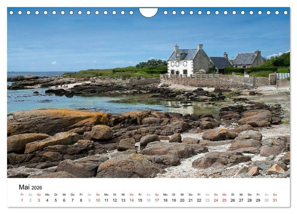 Produktbild: Bretonische Impressionen (Wandkalender 2026 DIN A4 quer), CALVENDO Monatskalender