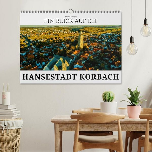 Produktbild: Ein Blick auf die Hansestadt Korbach (Wandkalender 2026 DIN A2 quer), CALVENDO Monatskalender