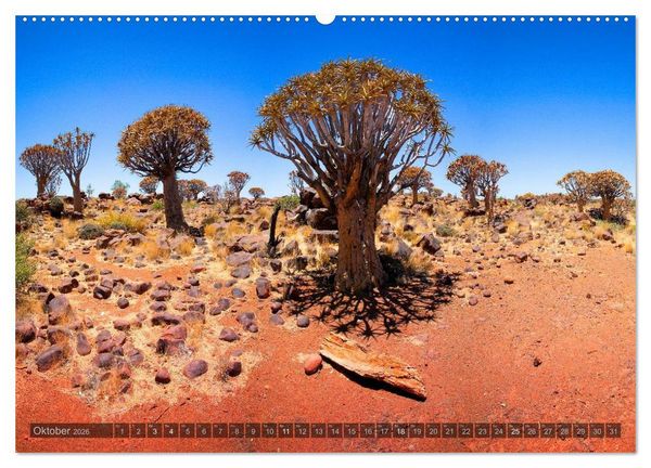 Produktbild: Namibia - Die Landschaft (hochwertiger Premium Wandkalender 2026 DIN A2 quer), Kunstdruck in Hochglanz