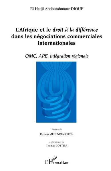 Produktbild: L'Afrique et le droit &agrave; la diff&eacute;rence dans les n&eacute;gociations commerciales internationales