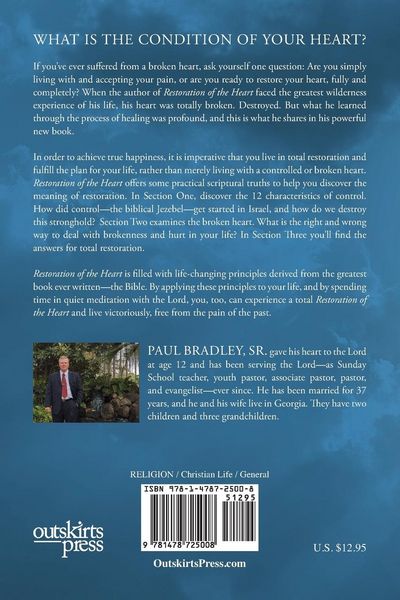 Produktbild: Restoration of the Heart Is the Lord's Plan and Purpose for Your Life