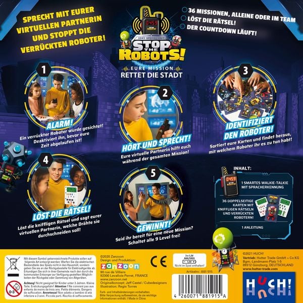 Produktbild: HUCH! - Stop the Robots - Very Special Unit!