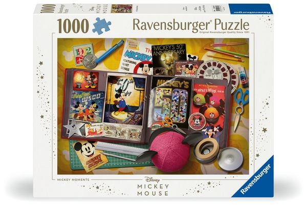 Produktbild: Erwachsenenpuzzle 1000 Teile - Disney Micky Maus - 1970 Mickey Moments