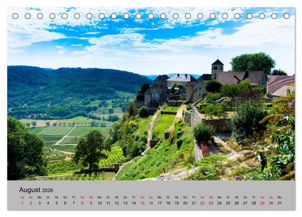 Produktbild: Zauberhaftes Franche Comt&eacute; (Tischkalender 2026 DIN A5 quer), CALVENDO Monatskalender