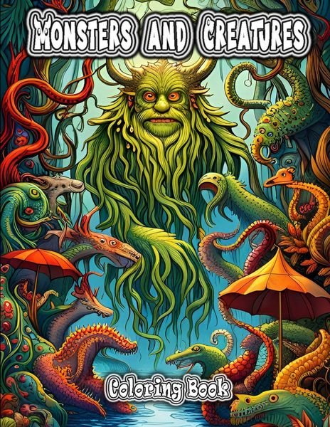 Produktbild: Monsters and Creatures Coloring Book