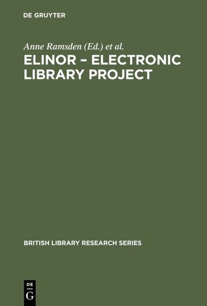 Produktbild: ELINOR &ndash; Electronic Library Project