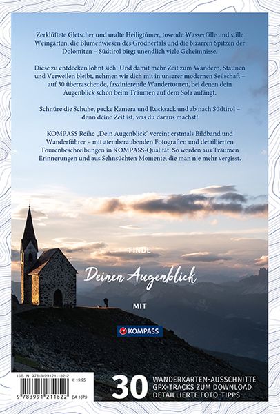 Produktbild: KOMPASS Dein Augenblick S&uuml;dtirol , Dolomiten