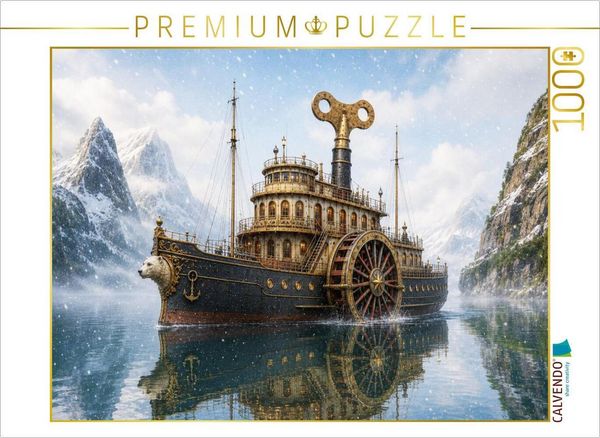 CALVENDO Puzzle Der Polardampfer | 1000 Teile Lege-Größe 64 × 48 cm Foto-Puzzle für glückliche Stunden