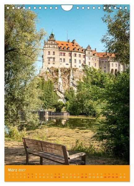 Produktbild: Schloss und mehr in Sigmaringen (Wandkalender 2027 DIN A4 hoch), CALVENDO Monatskalender